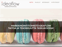 Tablet Screenshot of ideaflow.fi